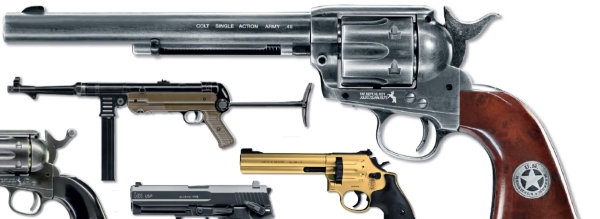 Umarex Colt Peace Maker Single Action Army .177/4.5mm CO2 Revolver Airgun (  Silver )